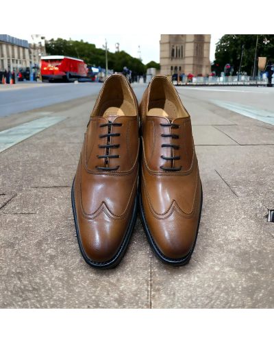 Oxford shoe John Mendson 14165 brown leather