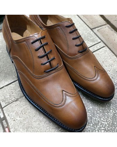 Oxford shoe John Mendson 14165 brown leather