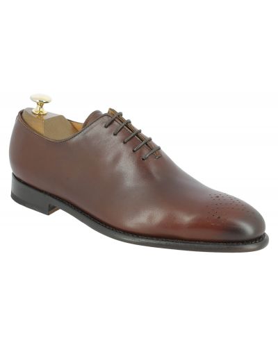 Richelieu John Mendson 14386 cuir marron foncé