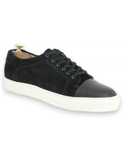 Sneakers richelieu Center 51 14380 cuir et daim noir