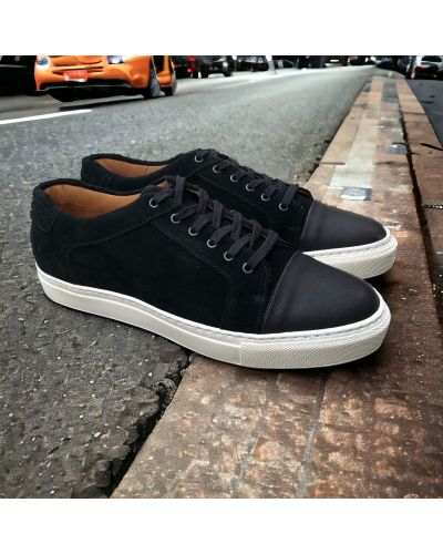 Oxford Sneakers Center 51 14380 black leather and suede