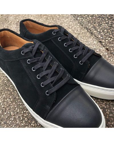 Oxford Sneakers Center 51 14380 black leather and suede