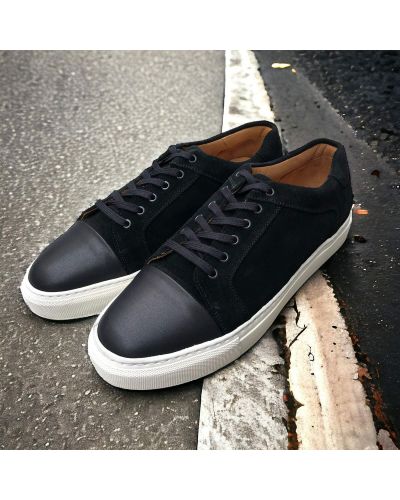 Oxford Sneakers Center 51 14380 black leather and suede