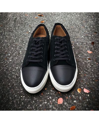 Oxford Sneakers Center 51 14380 black leather and suede