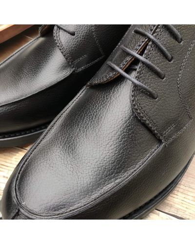 Derby shoe John Mendson 4580 black grained leather