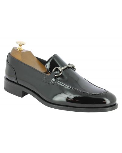 Mocassin Center 51 sphynx cuir vernis noir