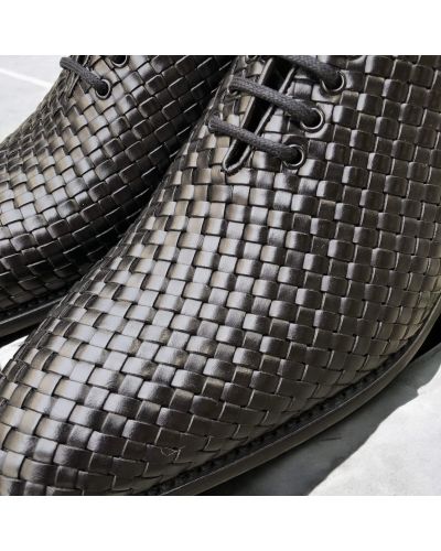 Woven Oxford shoe Berwick 2585 black leather