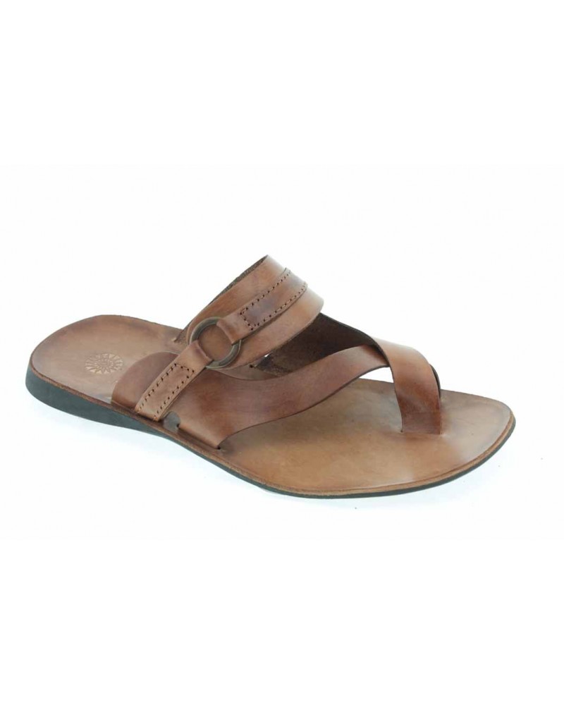 Sandale  Zeus 1172 cuir marron