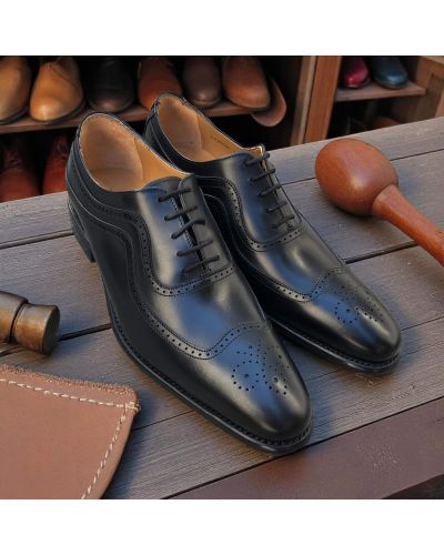 Oxford shoe Berwick 2711 black leather