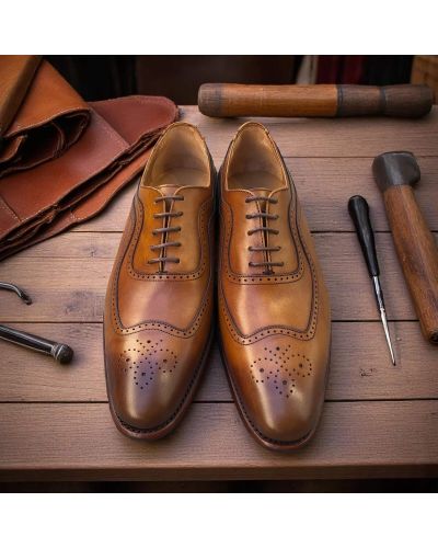 Oxford shoe Berwick 2711 brown leather
