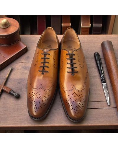 Oxford shoe Berwick 3811 brown leather