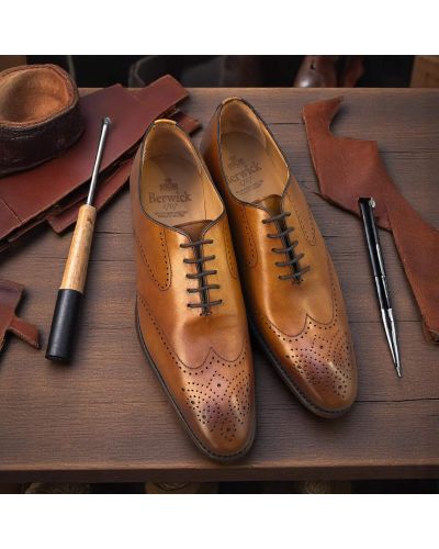 Richelieu Berwick 3811 cuir marron