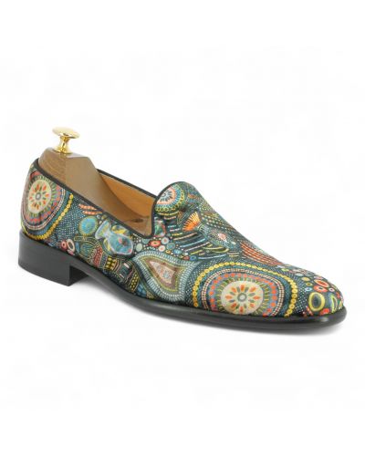  Moccasin slippers Center 51 Psy psychedelic patterns velvet