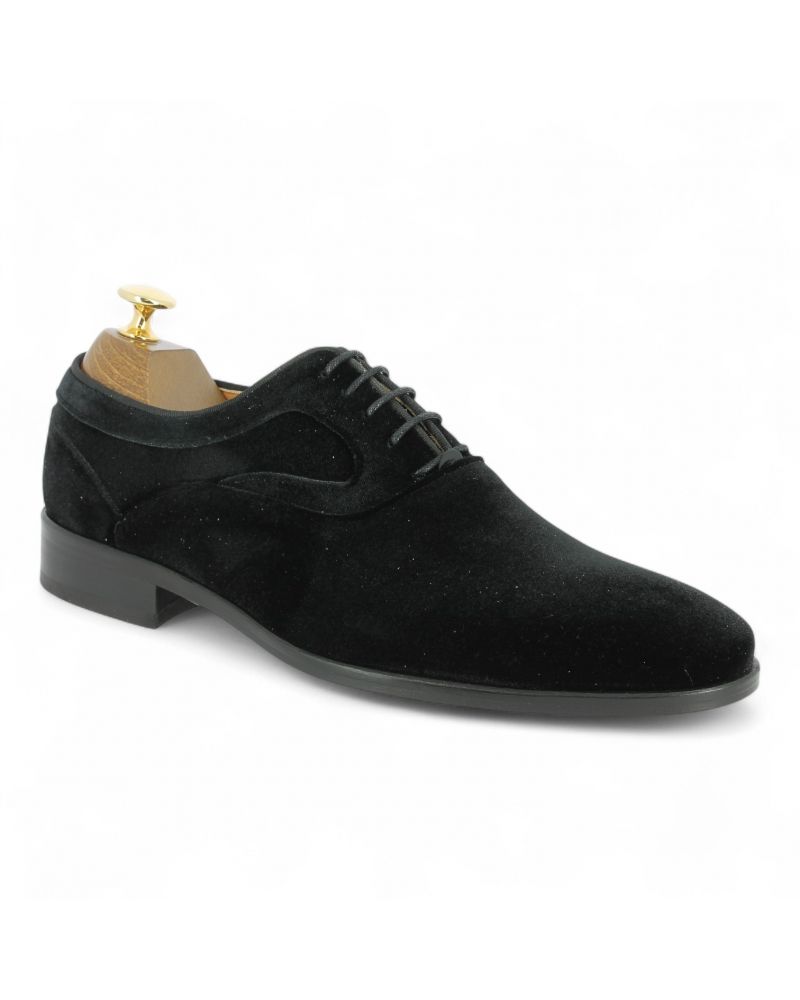 Oxford shoe Center 51 Smoke black velvet