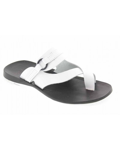 Sandale  Zeus 1172 cuir blanc