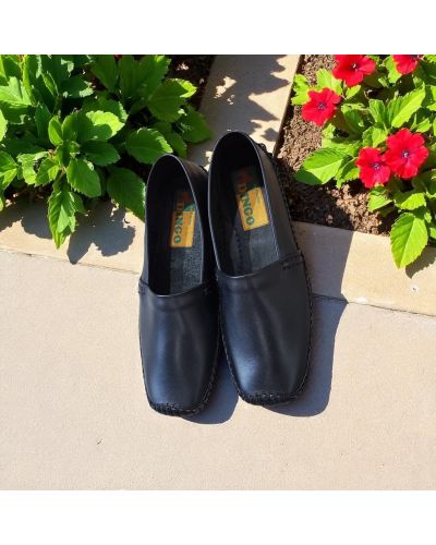 Moccasin Driver Dingo 0610 black leather