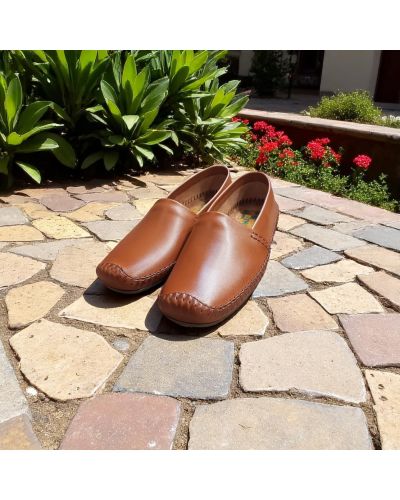 Mocassin souple Dingo 0610 cuir marron