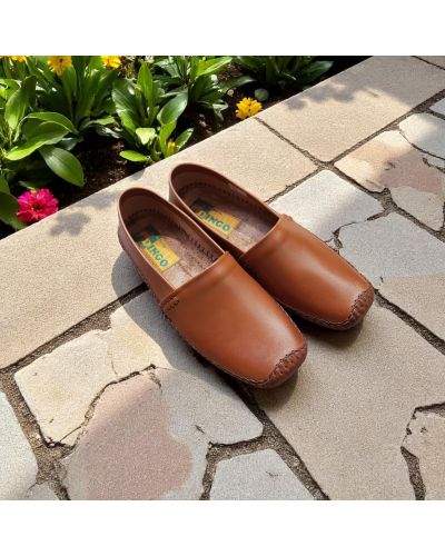 Mocassin souple Dingo 0610 cuir marron