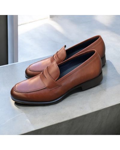 Mocassin James FitzJames 10931 cuir marron