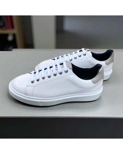 Sneakers Richelieu James FitzJames E517 cuir blanc