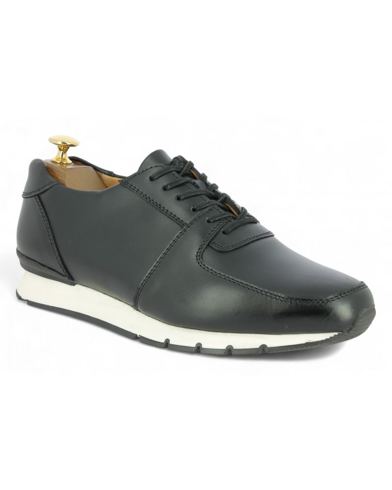 Sneakers richelieu Center 51 13517 cuir noir