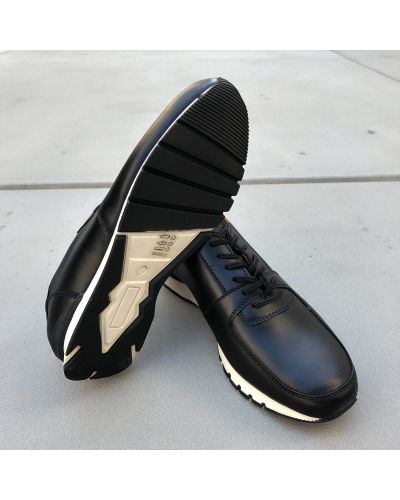 Sneakers richelieu Center 51 13517 cuir noir