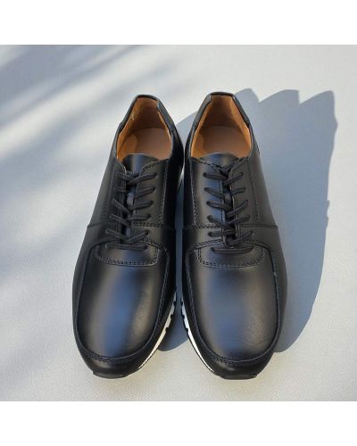 Sneakers richelieu Center 51 13517 cuir noir