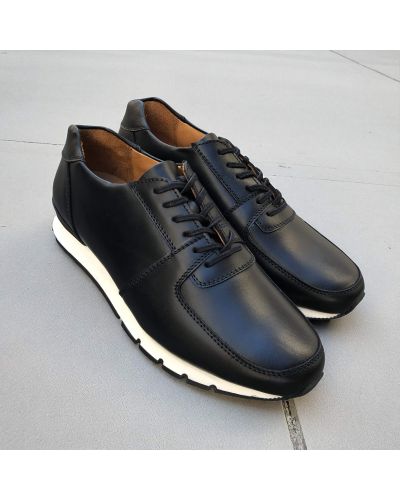 Sneakers richelieu Center 51 13517 cuir noir