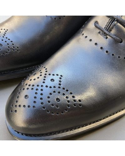 Richelieu One cut James FitzJames E520 cuir noir