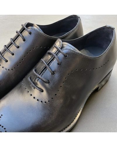 Richelieu One cut James FitzJames E520 cuir noir
