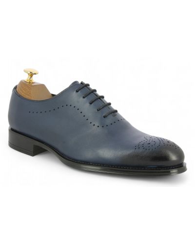 Richelieu One cut James FitzJames E520 cuir marine