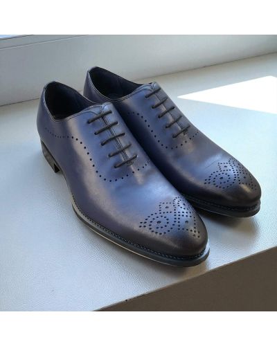 Richelieu One cut James FitzJames E520 cuir marine