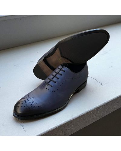 Richelieu One cut James FitzJames E520 cuir marine