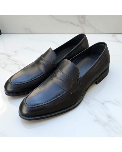 Mocassin James FitzJames 10931 cuir noir