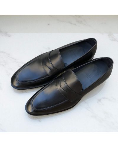 Mocassin James FitzJames 10931 cuir noir
