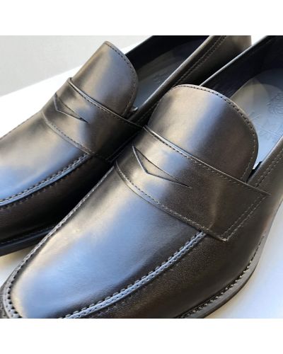 Mocassin James FitzJames 10931 cuir noir