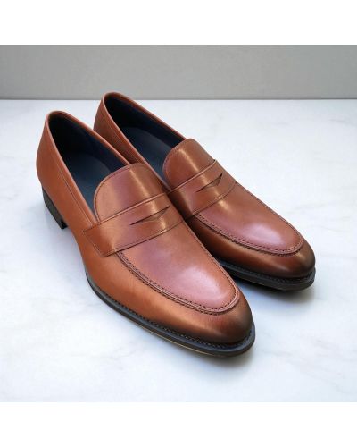 Mocassin James FitzJames 10931 cuir marron