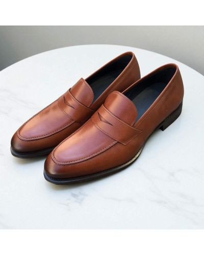 Mocassin James FitzJames 10931 cuir marron