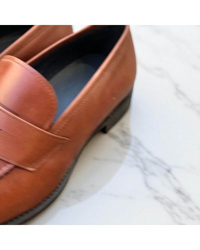 Mocassin James FitzJames 10931 cuir marron