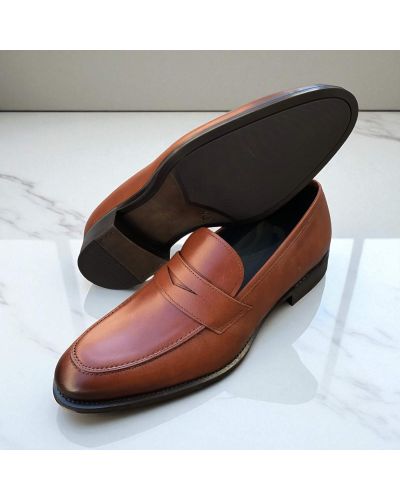 Mocassin James FitzJames 10931 cuir marron
