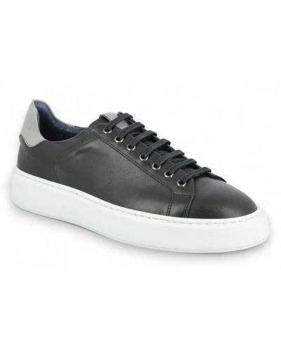 Sneakers Richelieu James FitzJames E617 cuir noir