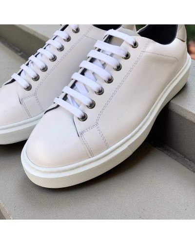 Oxford Sneakers James FitzJames E617 white leather