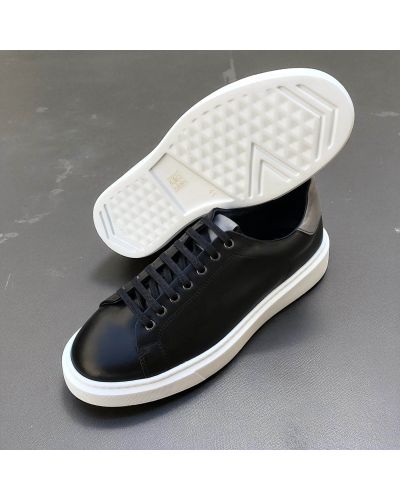 Oxford Sneakers James FitzJames E617 black leather