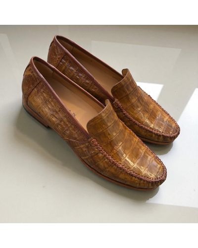 Moccasin Mezlan 7452 genuine camel crocodile Moccasin Mezlan 7452 genuine camel crocodile
