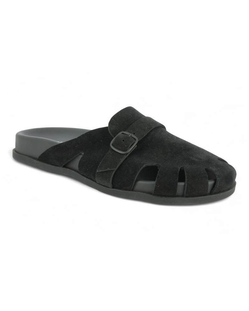 Sandals Zeus 27046 black suede Sandals Zeus 27046 black suede