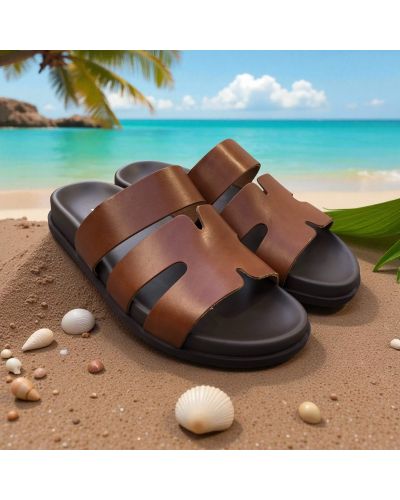 Sandals Zeus 22207 brown leather Sandals Zeus 22207 brown leather
