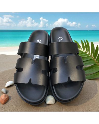 Sandals Zeus 22207 black leather Sandals Zeus 22207 black leather