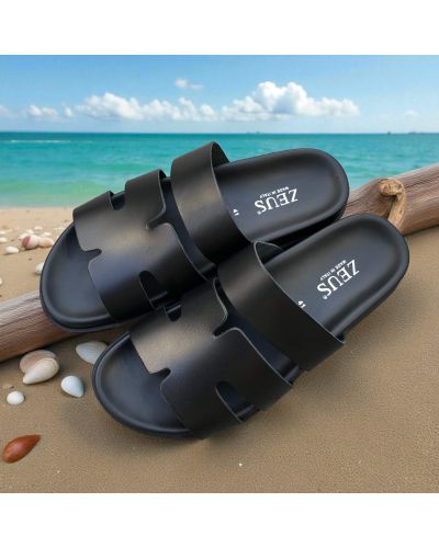 SandaleZeus 22207 cuir noir