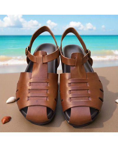 SandaleZeus 27041 cuir marron SandaleZeus 27041 cuir marron