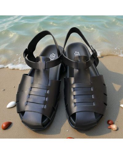 SandaleZeus 27041 cuir noir SandaleZeus 27041 cuir noir